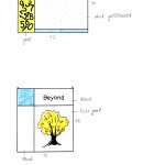 glas in lood ontwerp 29 bomen cijfers